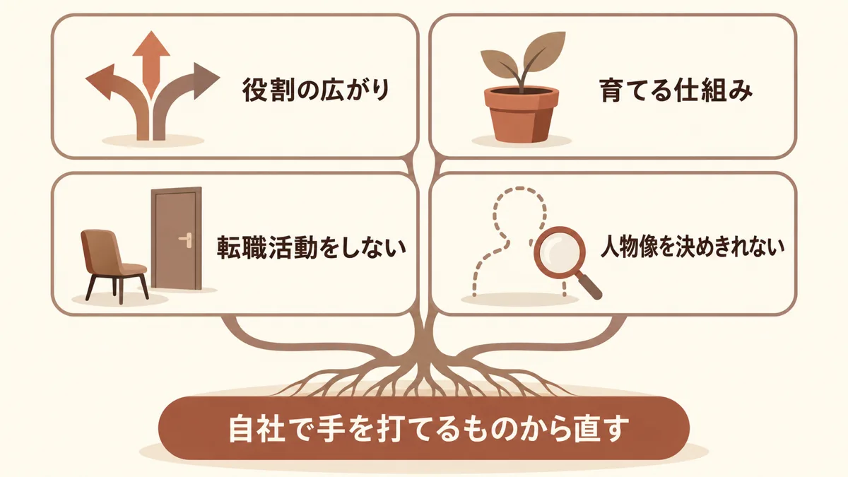 マーケティング人材が足りなくなる4つの原因