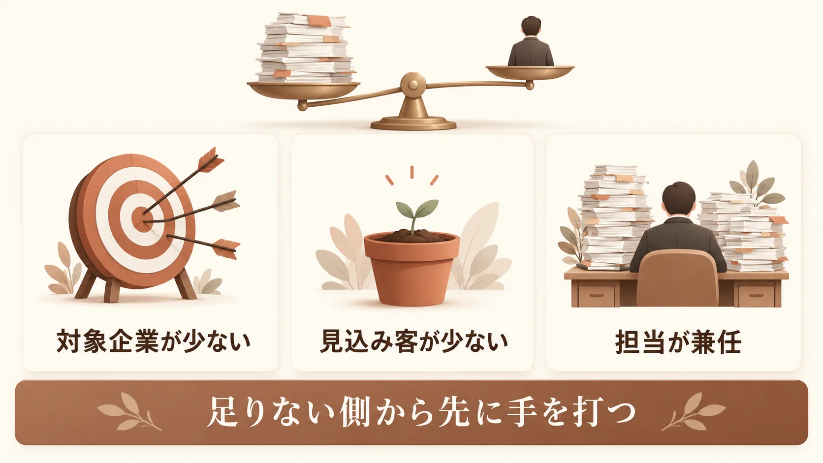 リードや人手が足りない会社の事例