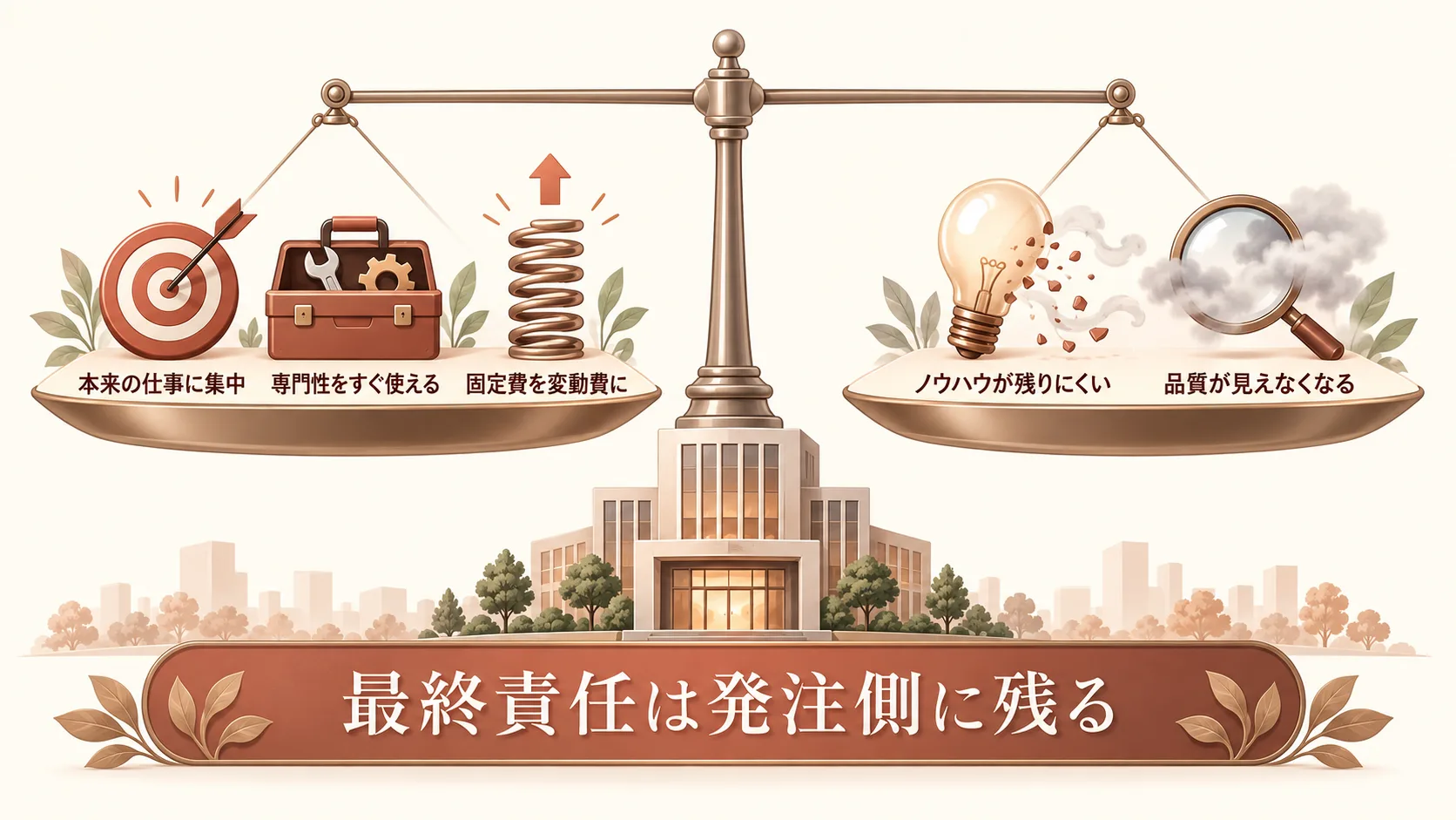 外注で得られる効果と注意すべき点