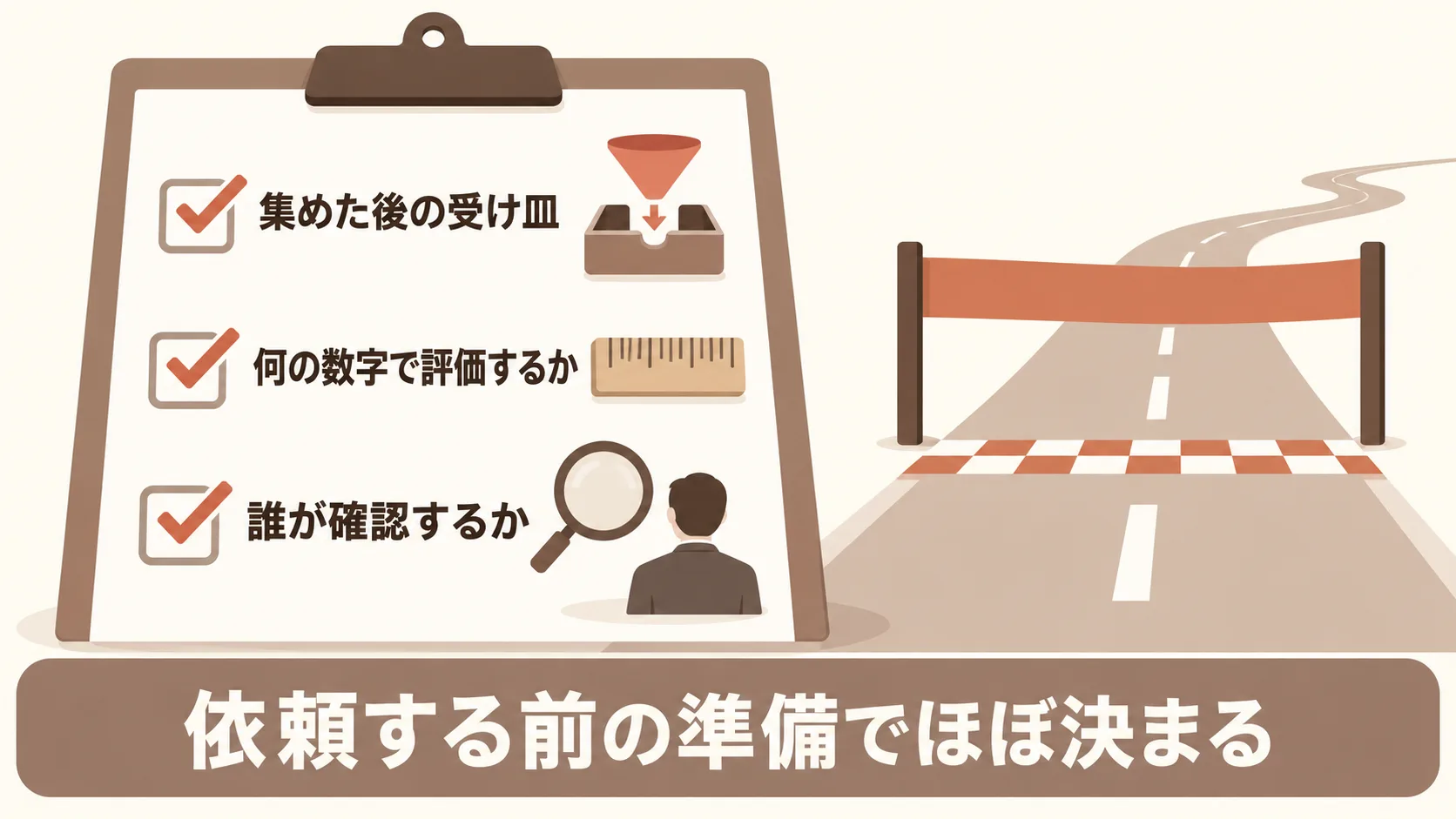外注で失敗しないための準備