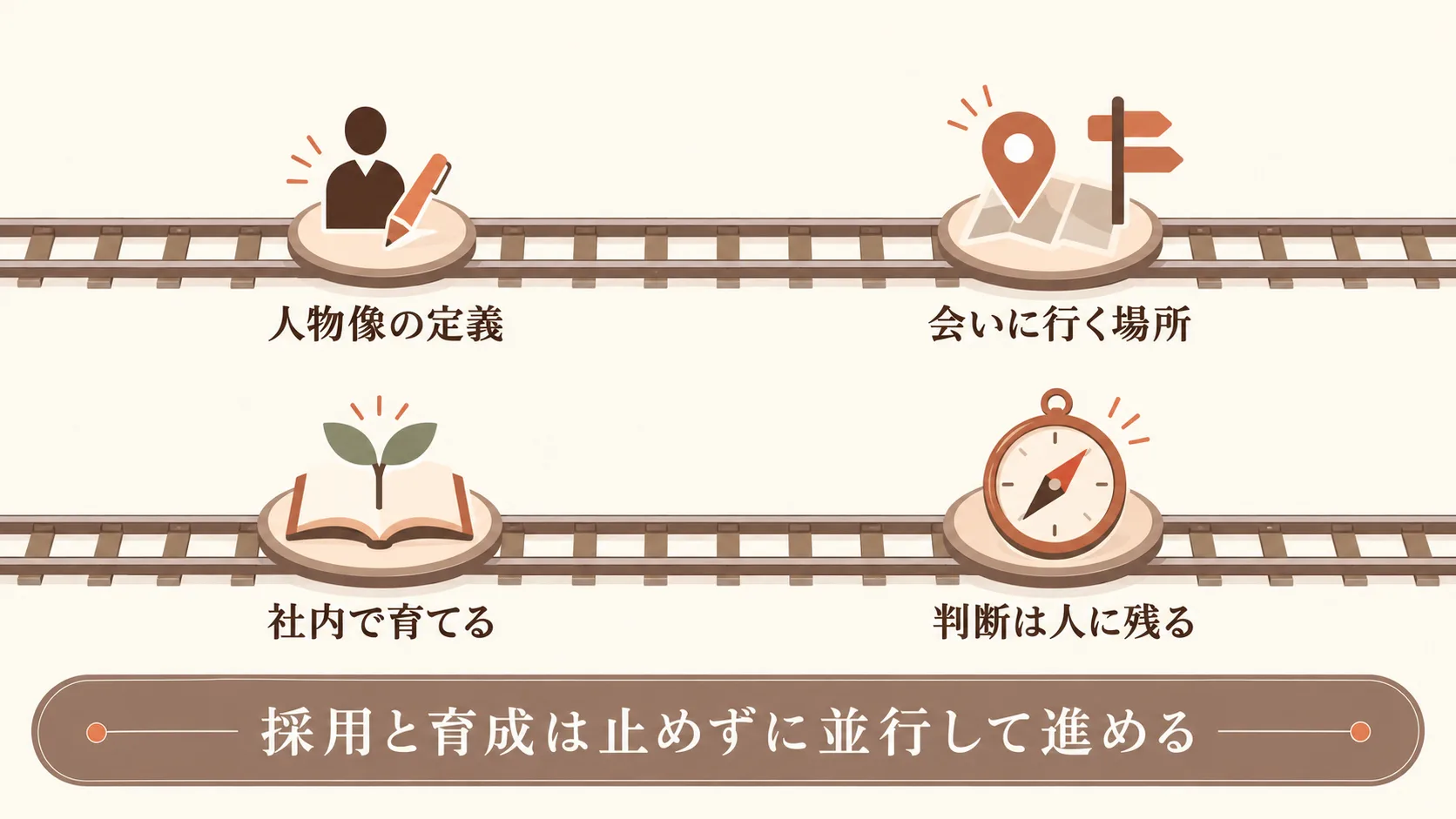 採用と社内育成を進めるコツ