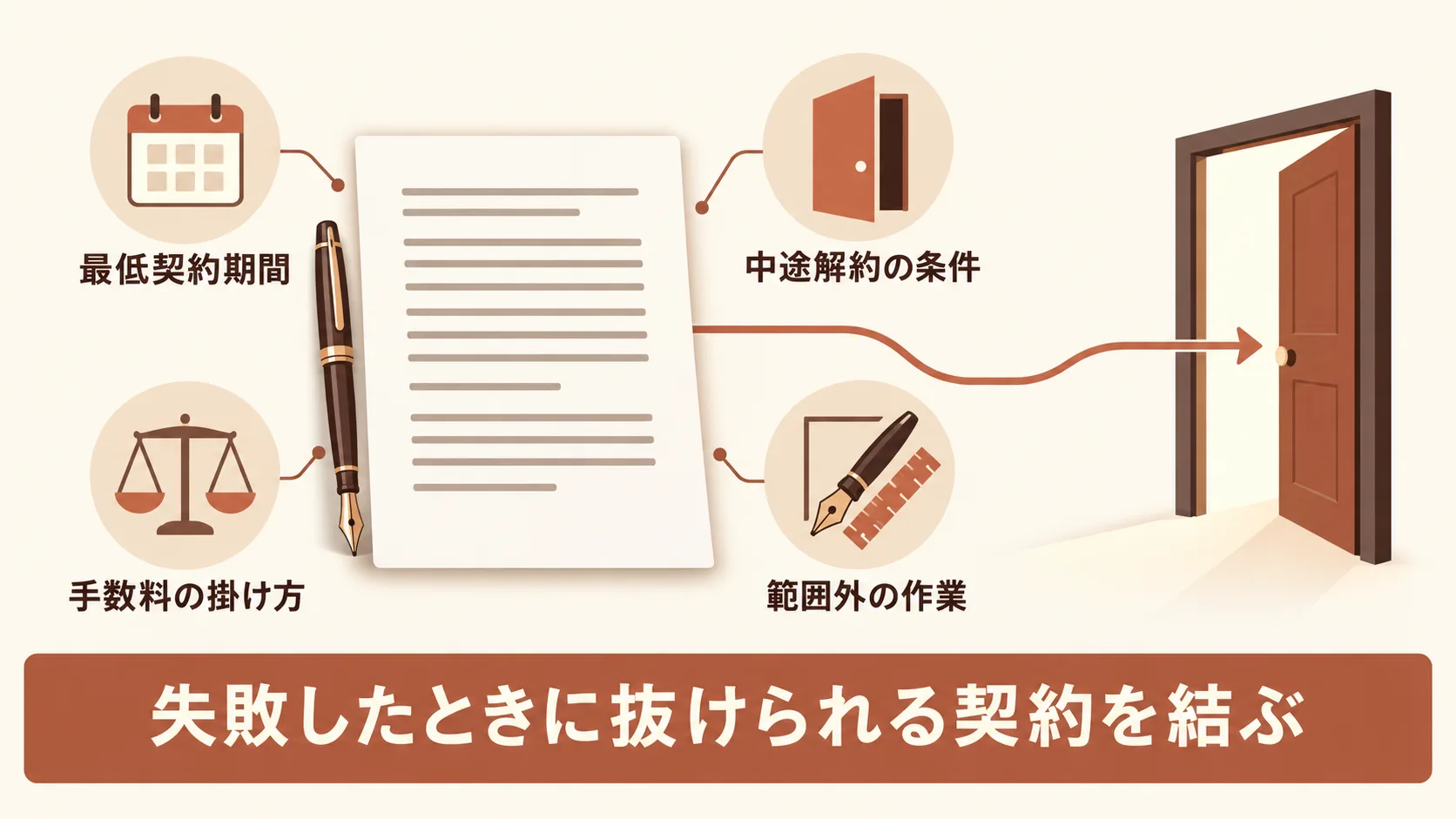 契約書で確かめる条件