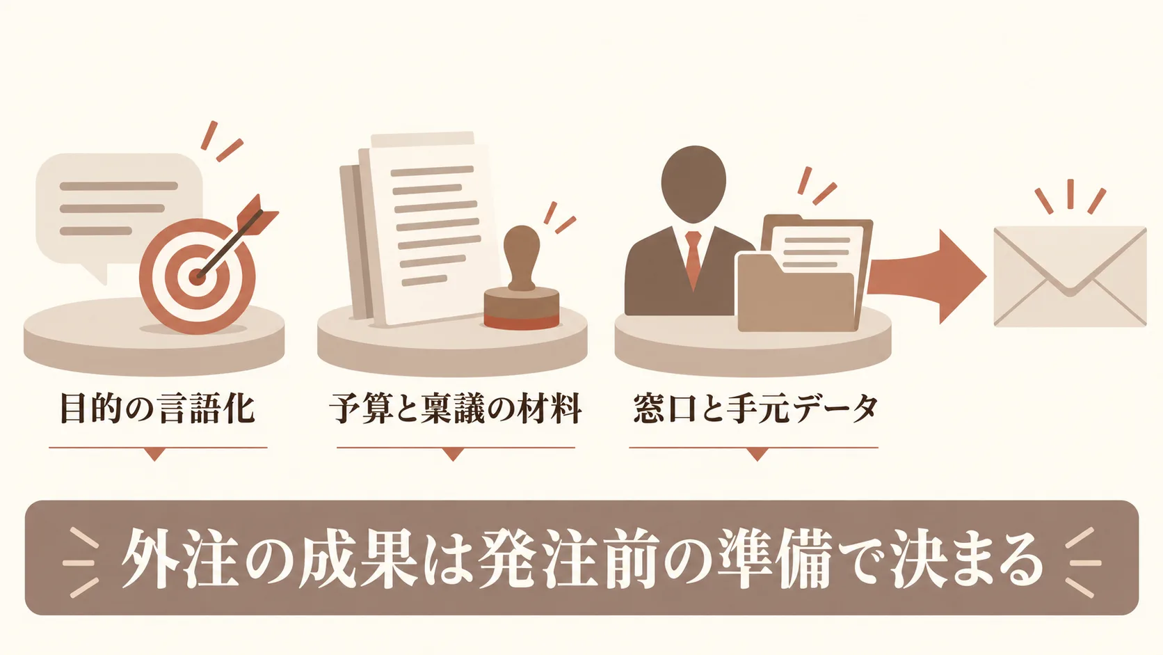発注前に社内で整えておくこと