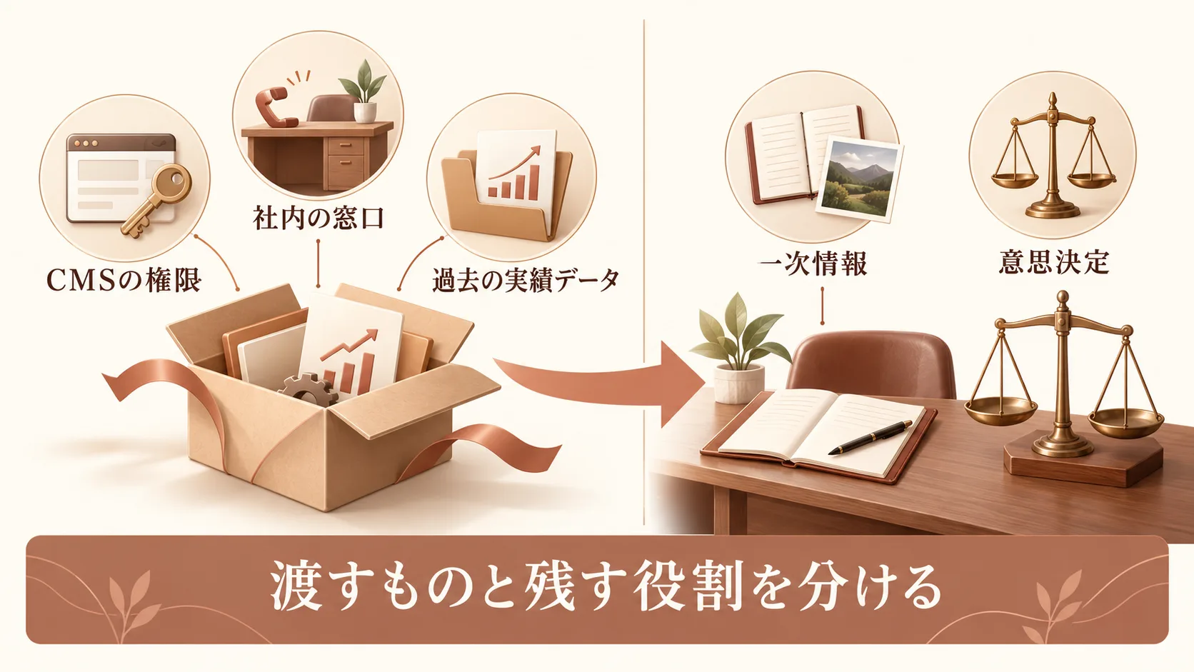 依頼前に社内で整えること