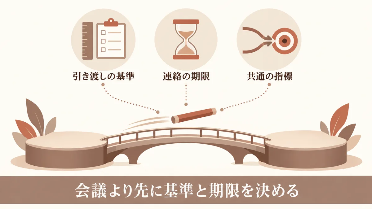 営業との連携の決め方
