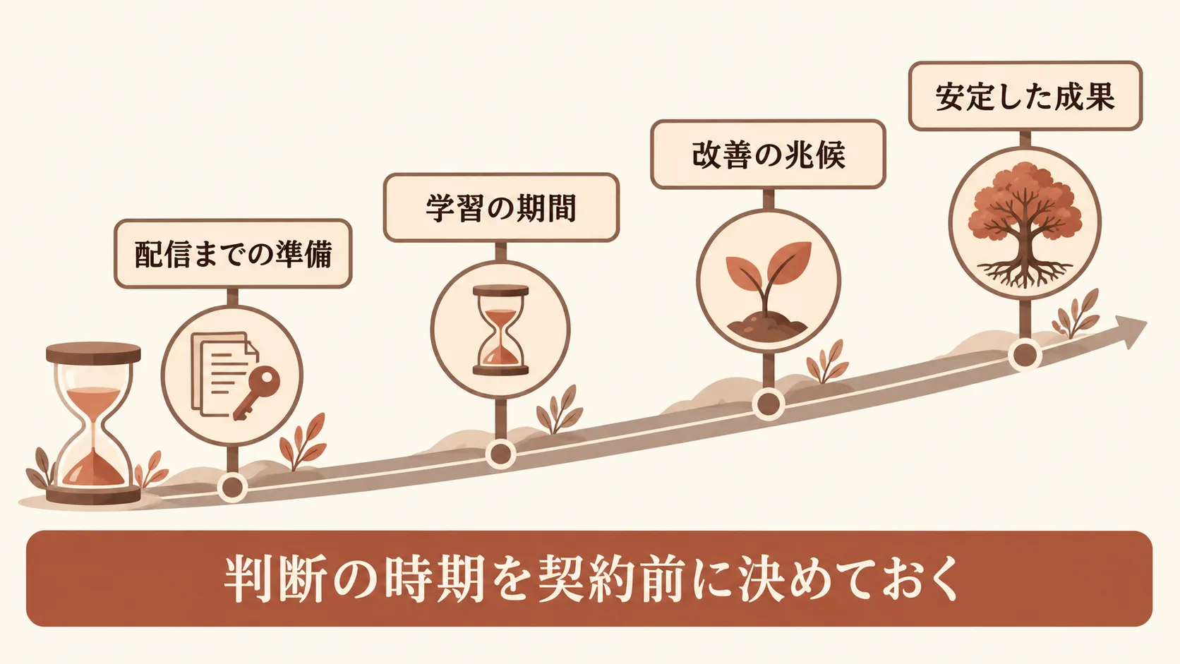 依頼してから成果が見えるまでの期間