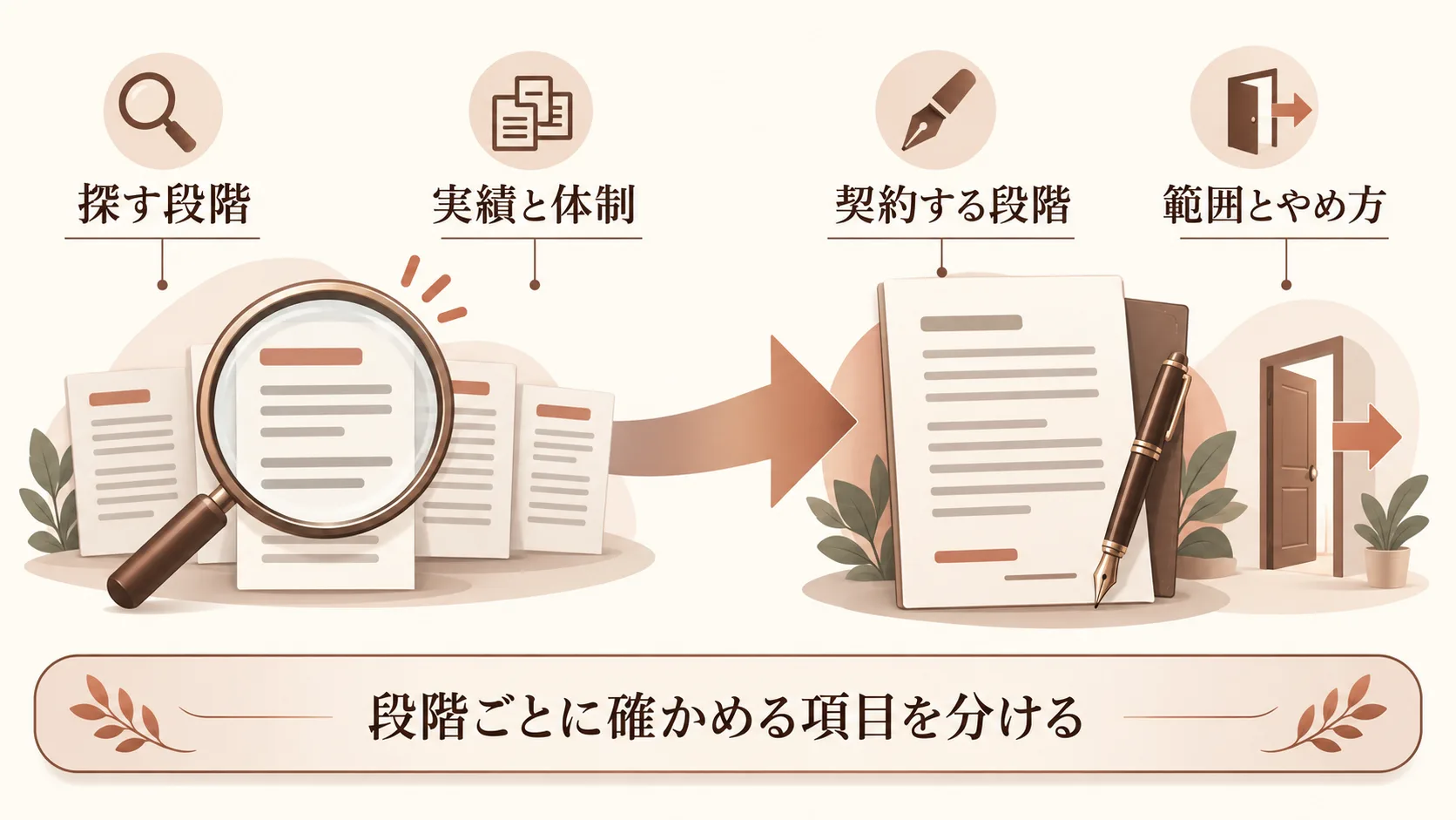 外注先の探し方と契約書で決めること