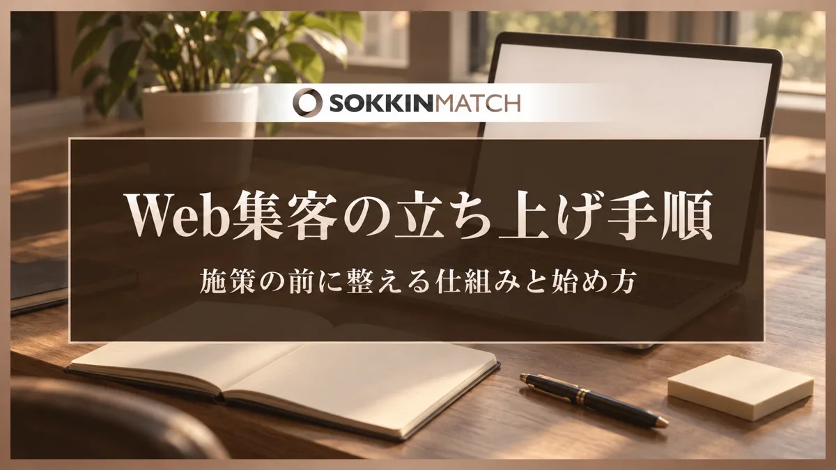 Web集客の立ち上げ手順｜施策の前に整える仕組みと始め方