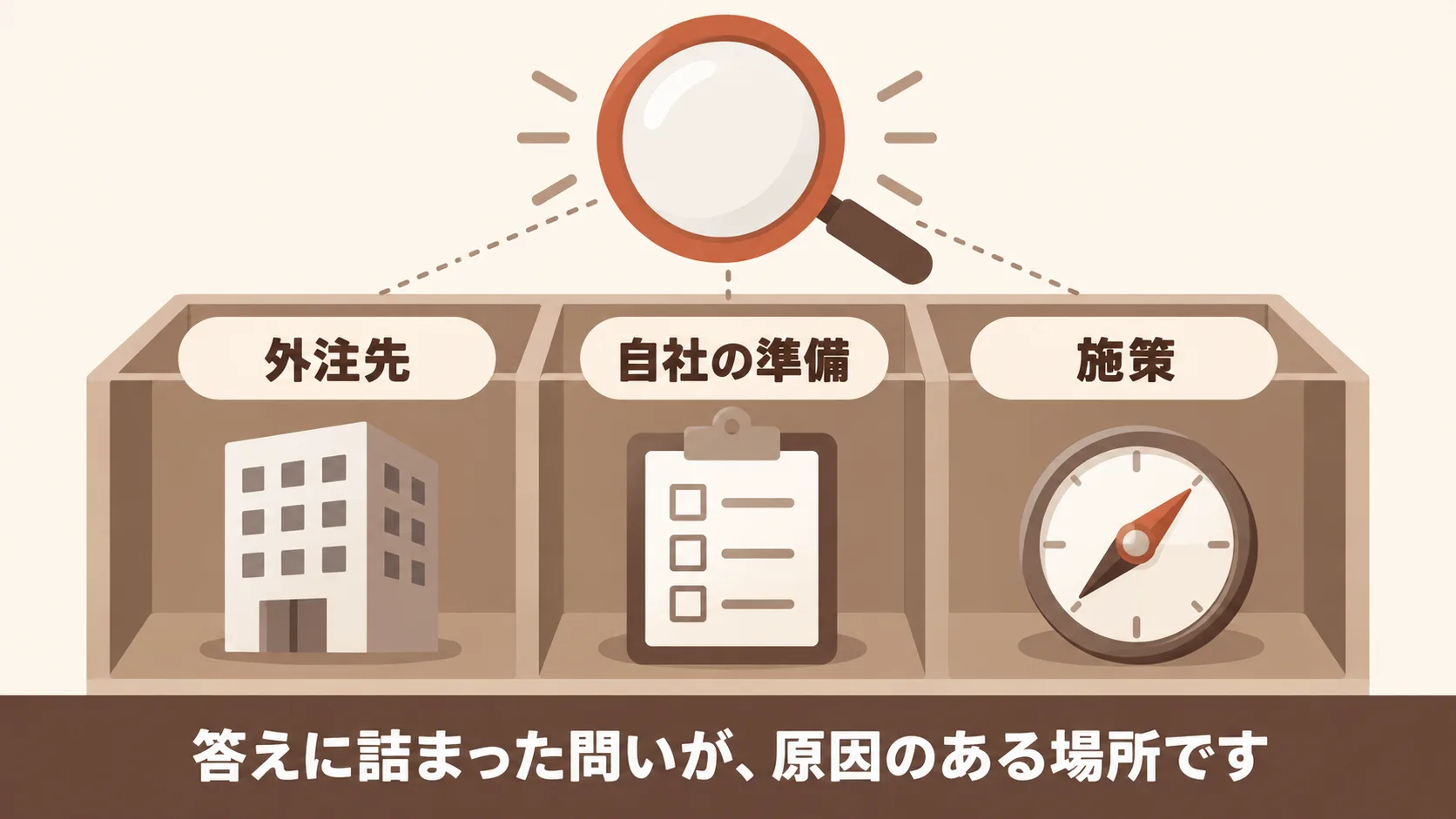 不調の原因の切り分け方