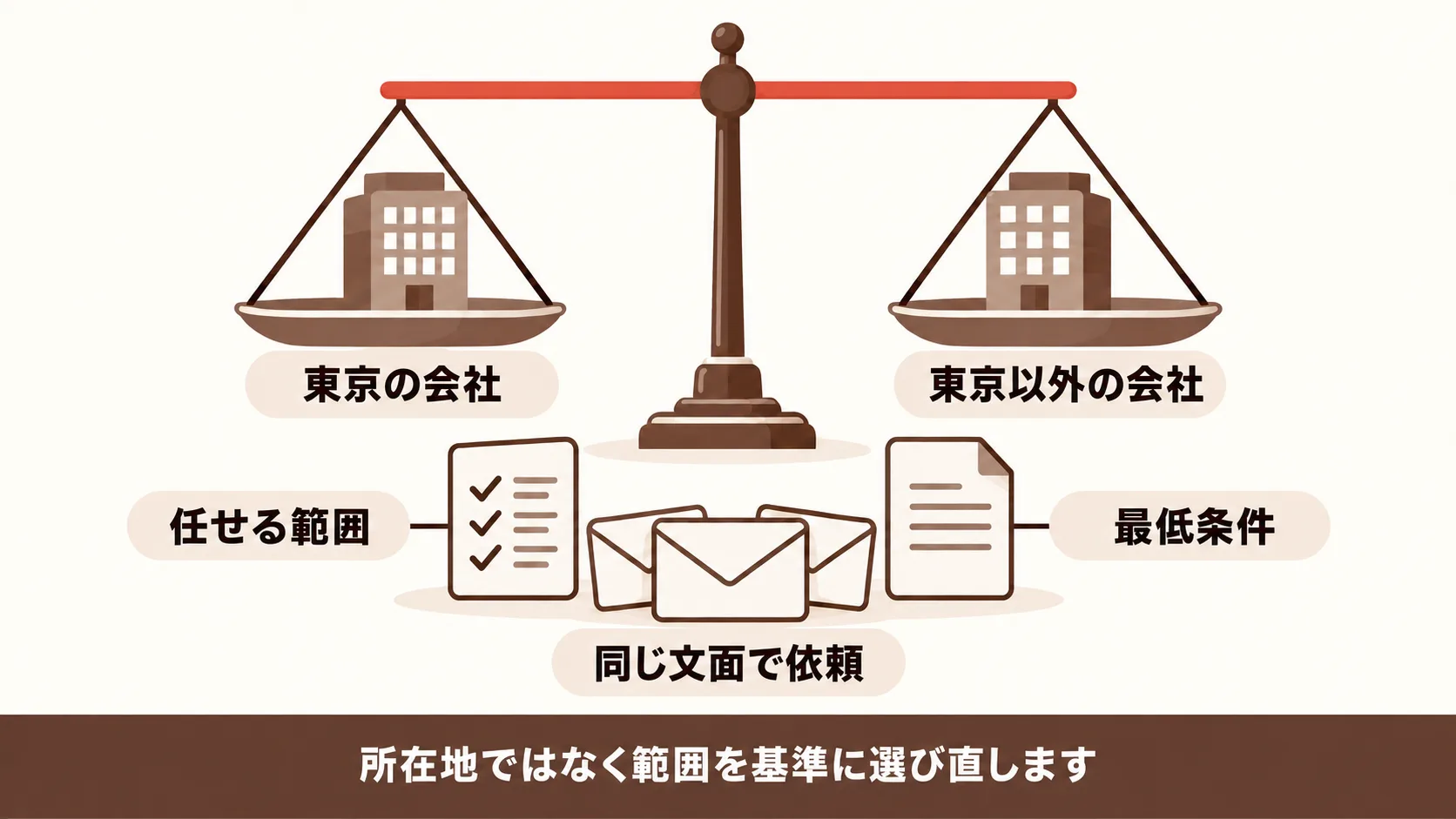 所在地と広告運用の費用の関係