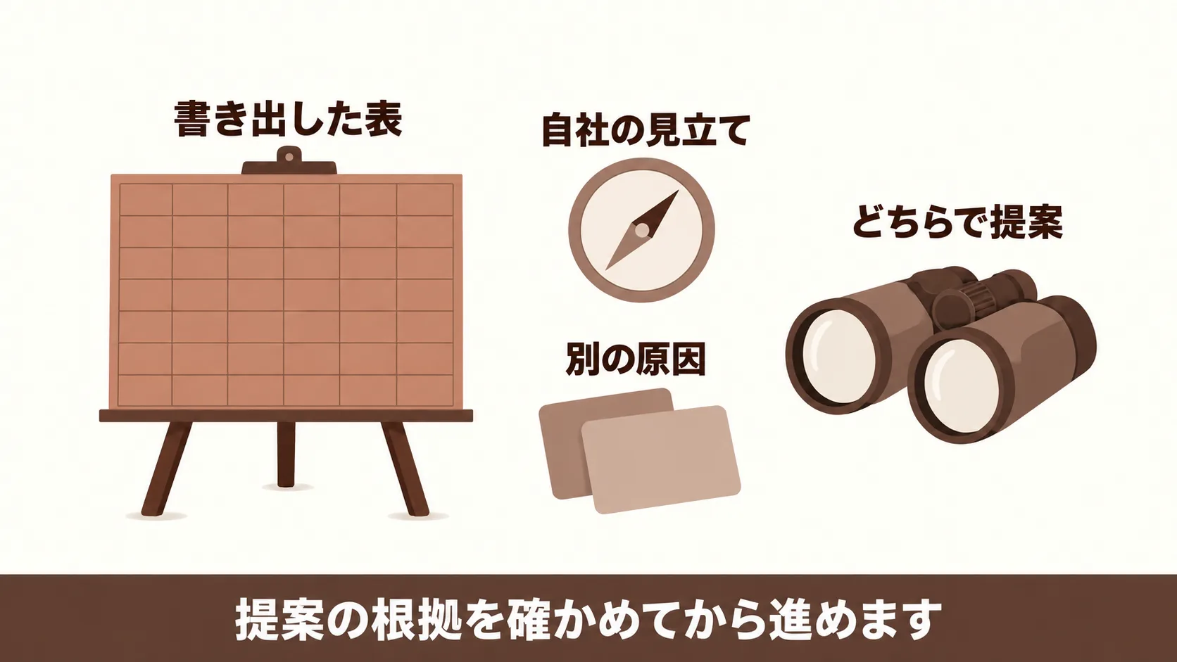 依頼先に最初に確かめること