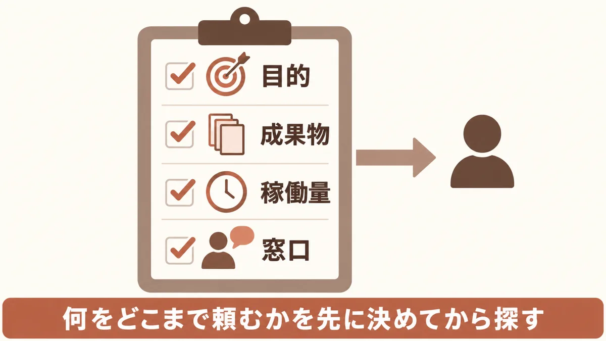 依頼内容の切り出し方